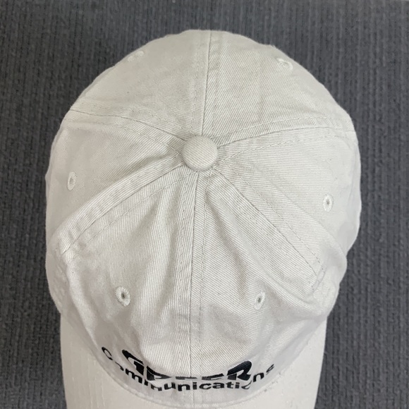 Greer Communications Baseball Hat Mens Adjustable Light Khaki Port & Company - Picture 5 of 13